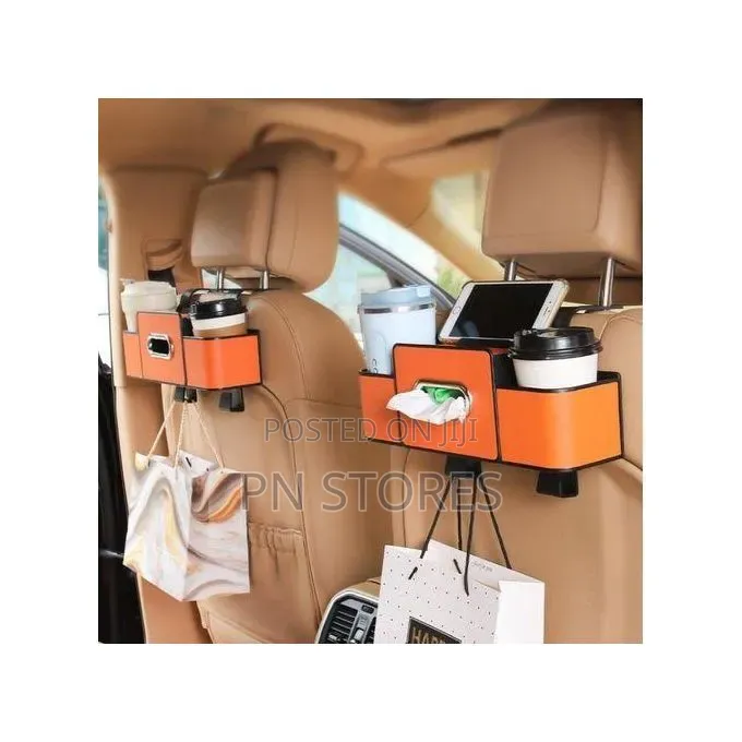 Car Organizer With Tissue Holder