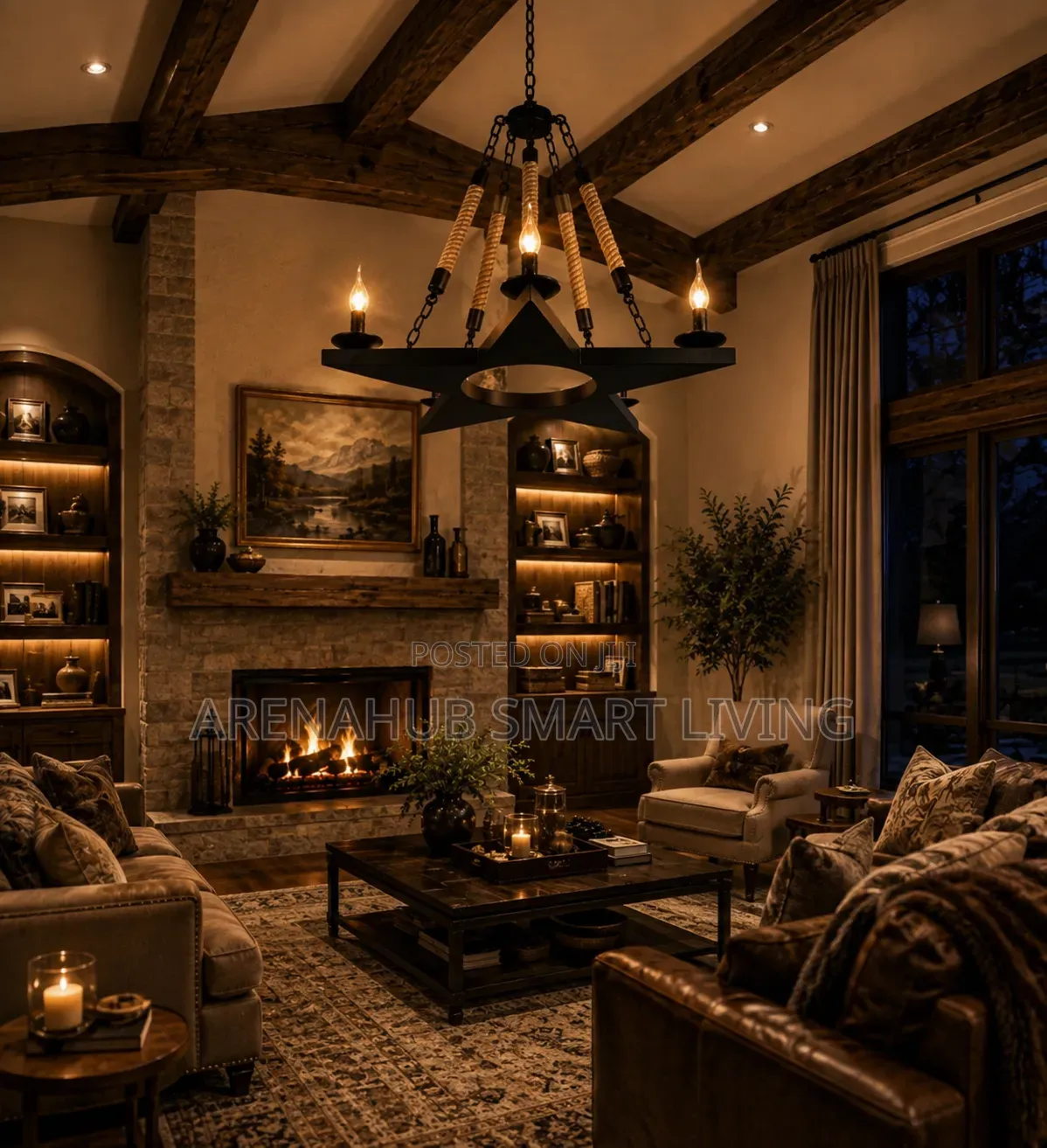 Italian Creative Designer Rope LED Pendant Lamp Restaurant Living Room