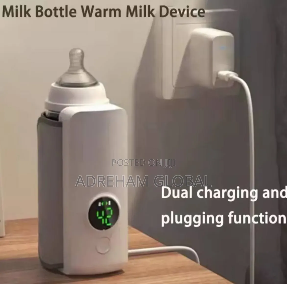Baby Bottle Warmer, 6Gears Portable Baby Milk 4000mAH for Breastmilk