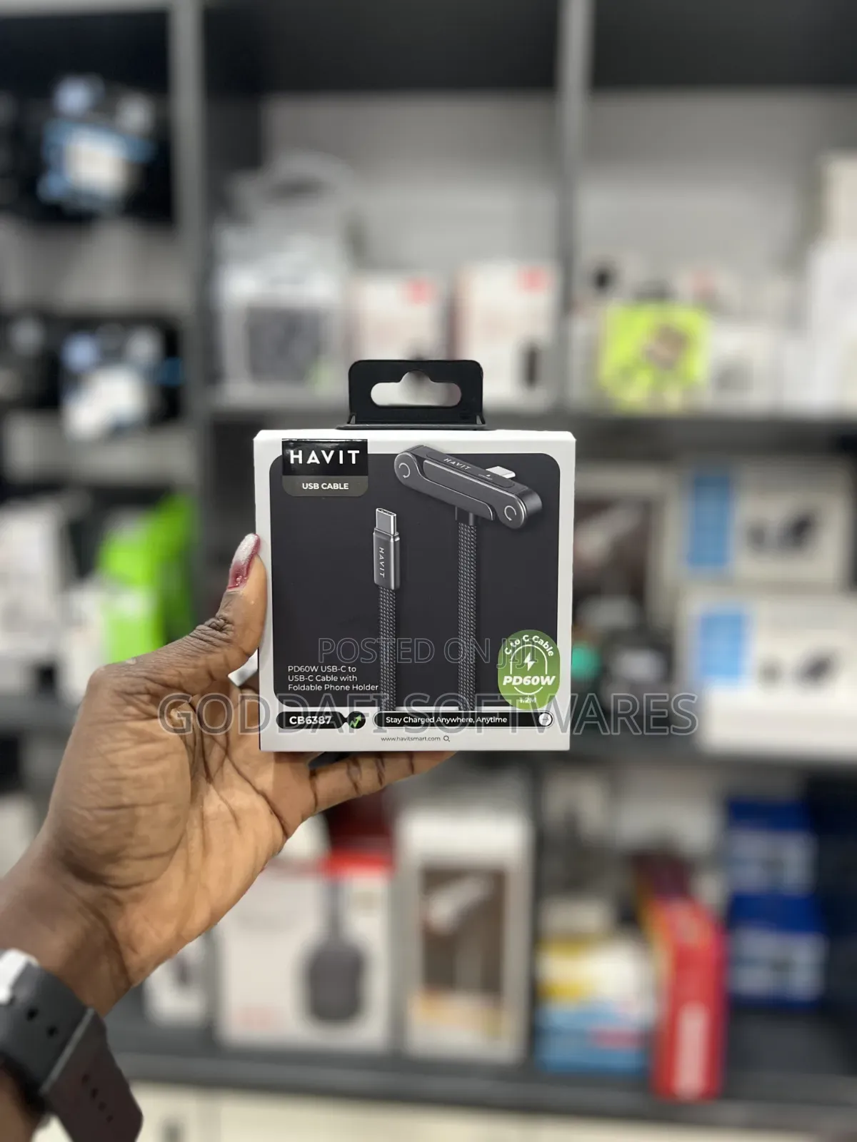 Havit CB6387 USB-C to C Cable | Goddafi Stores