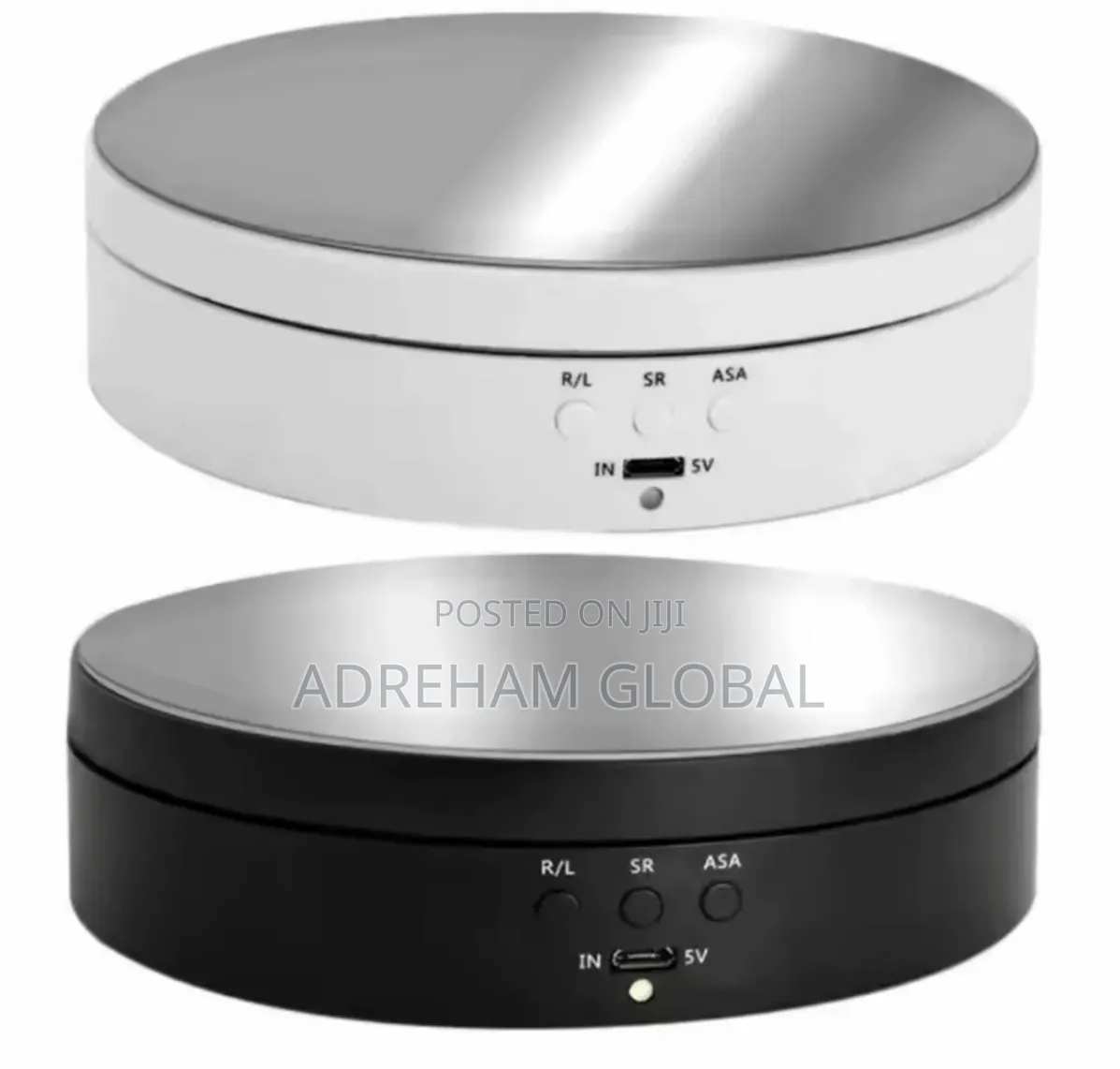 3Speeds Rotating Turntable 360° Electric Swivelling Jewelry Display
