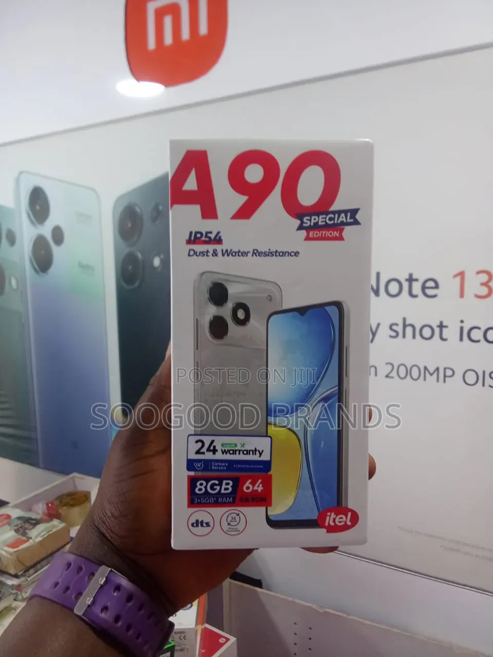 New Itel A90 64 GB Black
