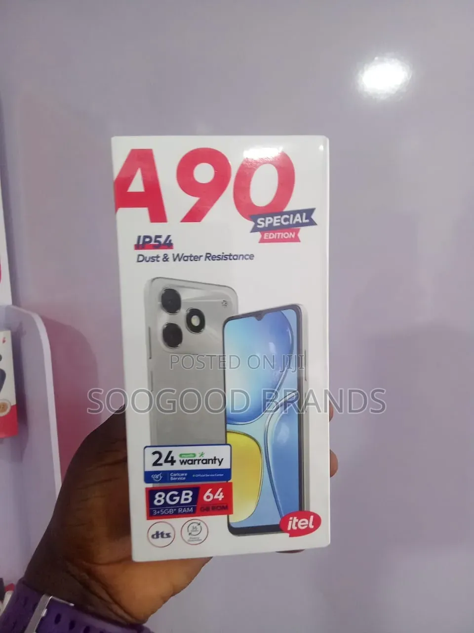 New Itel A90 64 GB Black