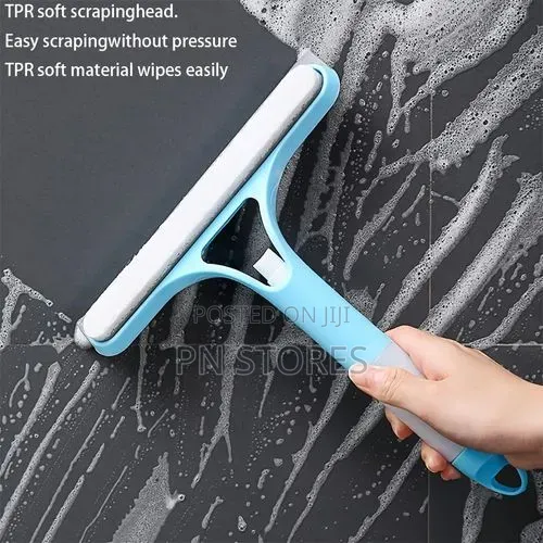 3in1 Glass Cleaning Tool for Windows Mirrors and Shower Doors