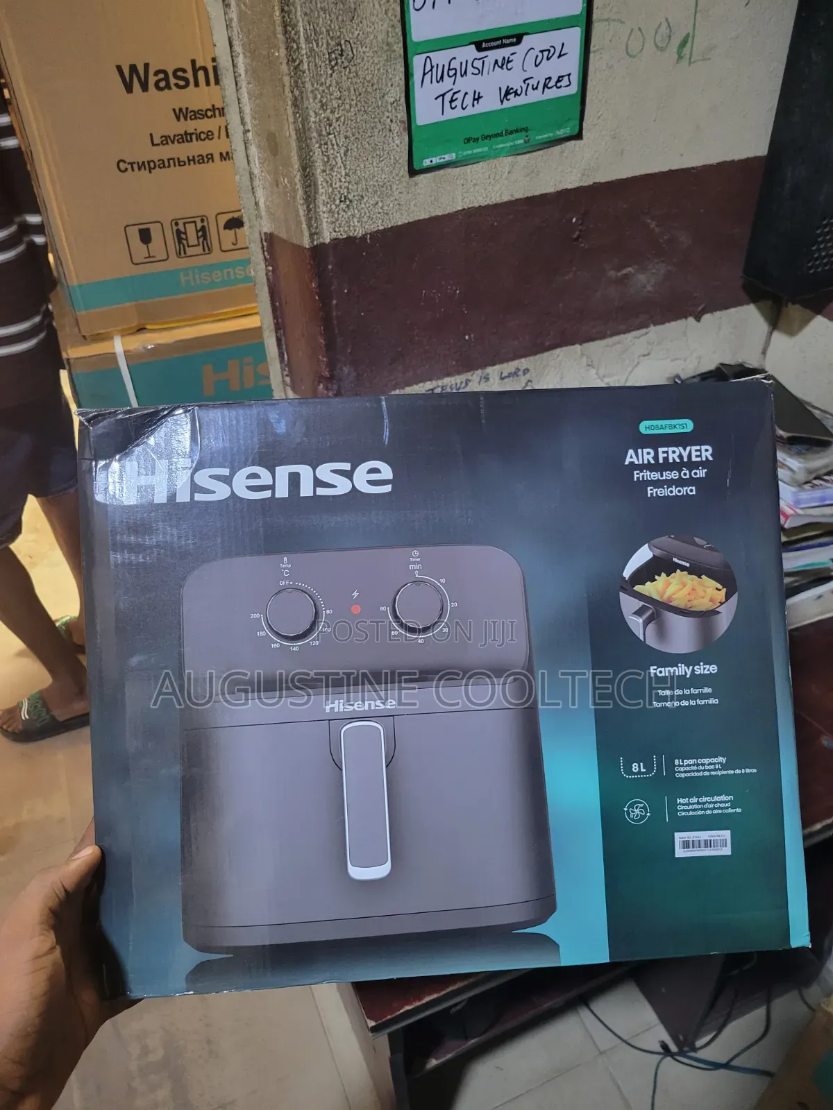 Brand New Hisense Airfryer 8liters