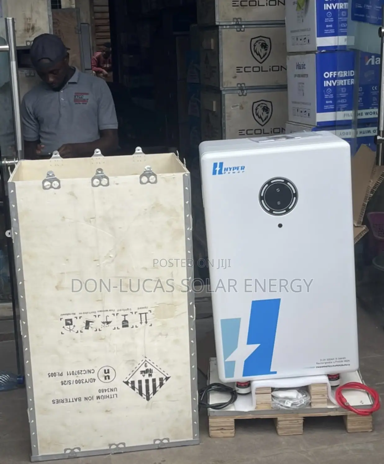 15kwh 51.2v Hyper Power Lithium Ion Battery 300AH