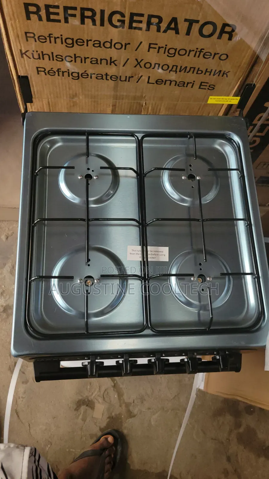 Brand New Maxi Gascooker 4 Burner Black