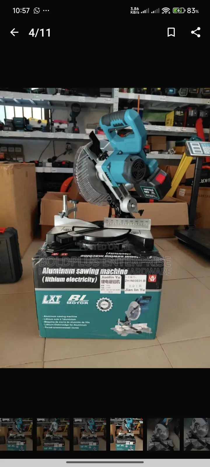 KRTED 68V Cordless Miter Saw