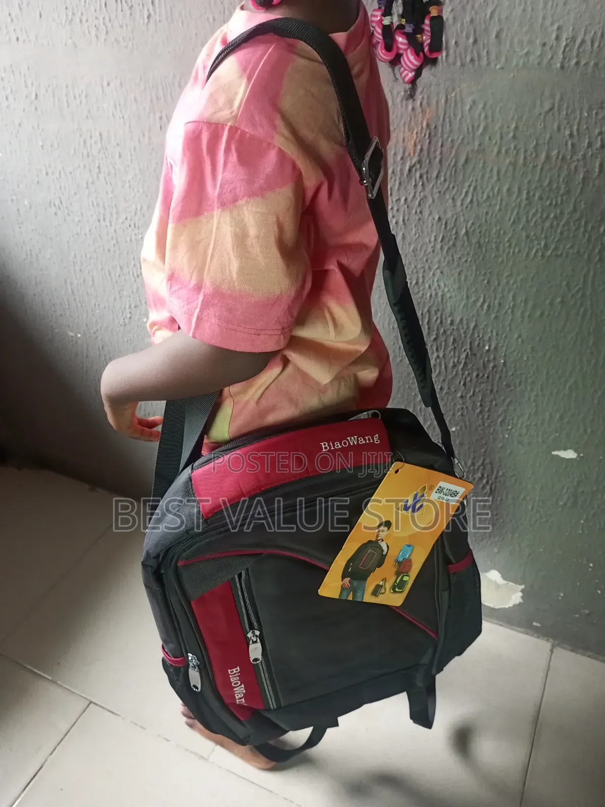 Children 2in1 Carriage Leather School Bag With 3 Partition Age