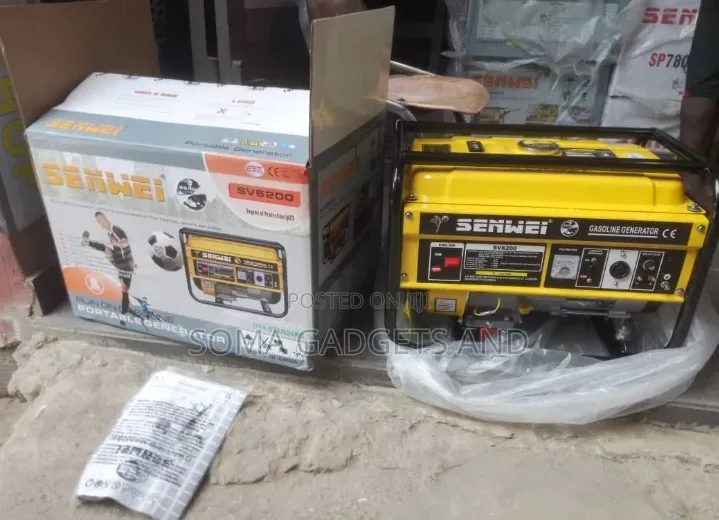 3.5kva Senwei Petrol Generator Model Sv6200m