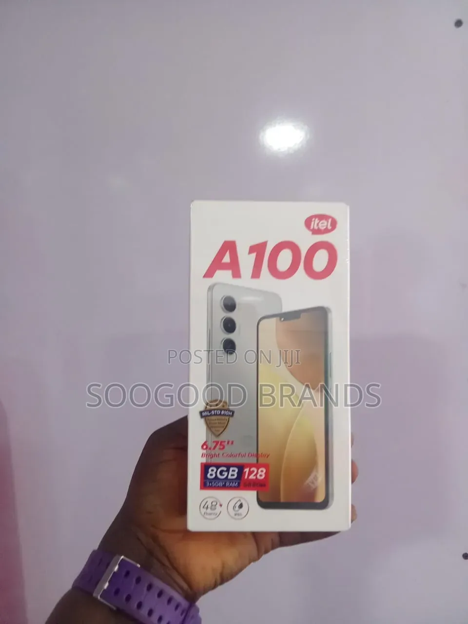 New Itel A100 128 GB Black