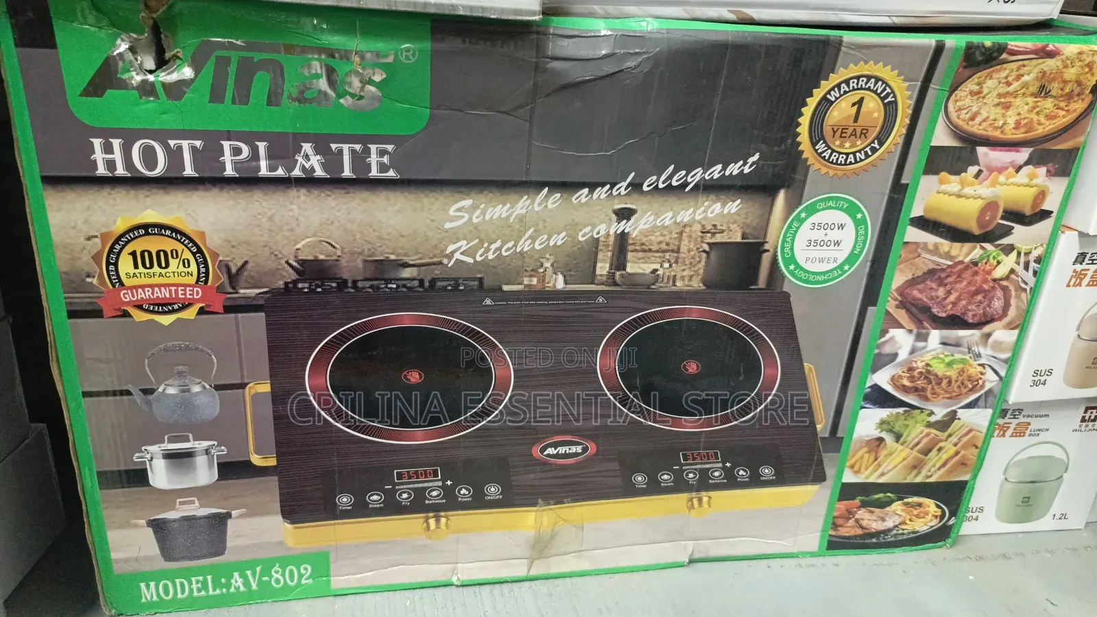 Avinas Electric Double Burner Hot Plate-3500w+3500w