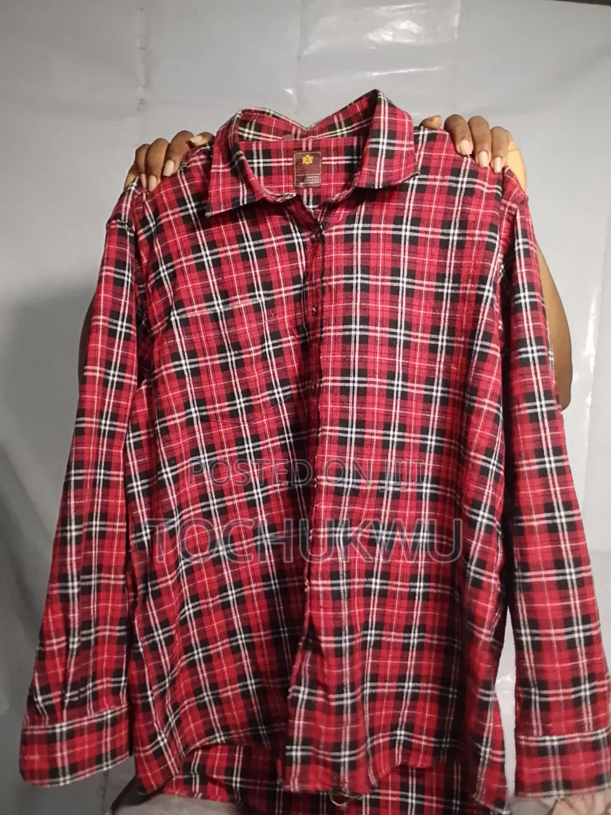 First Grade Thrift Ladies Checkers Shirt Size XL