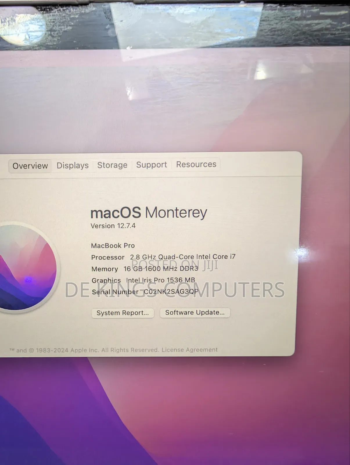Laptop Apple MacBook Pro 2014 16GB Intel Core i7 SSD 1T
