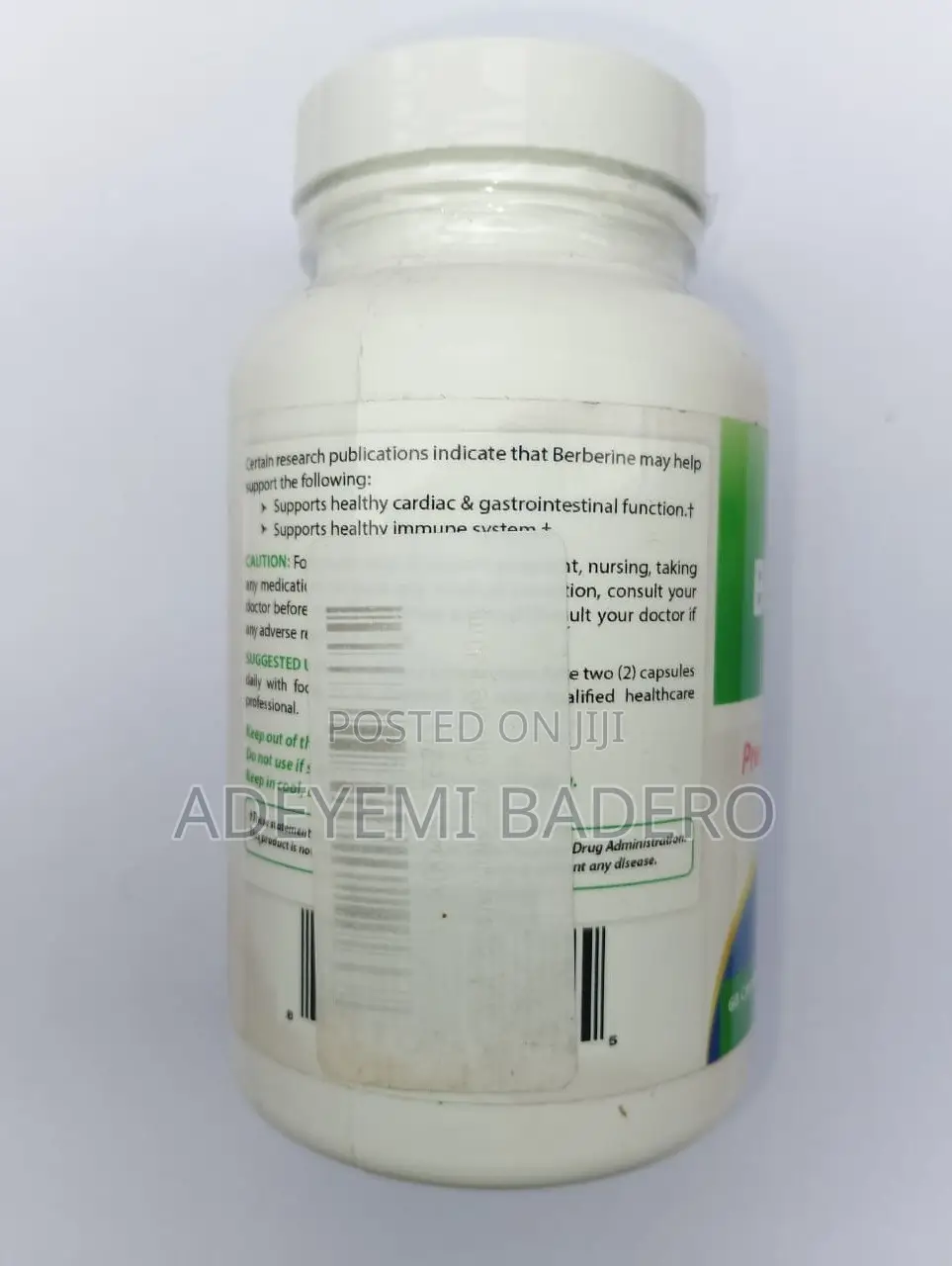 Berberine PLUS Dietary Supplement (Blood Sugar Cholesterol Support)