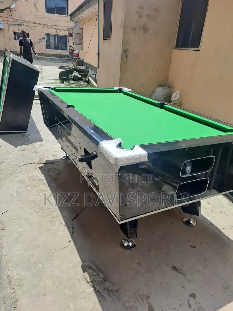 7ft Operated Marble and Coin Snooker Board With Full Accessories