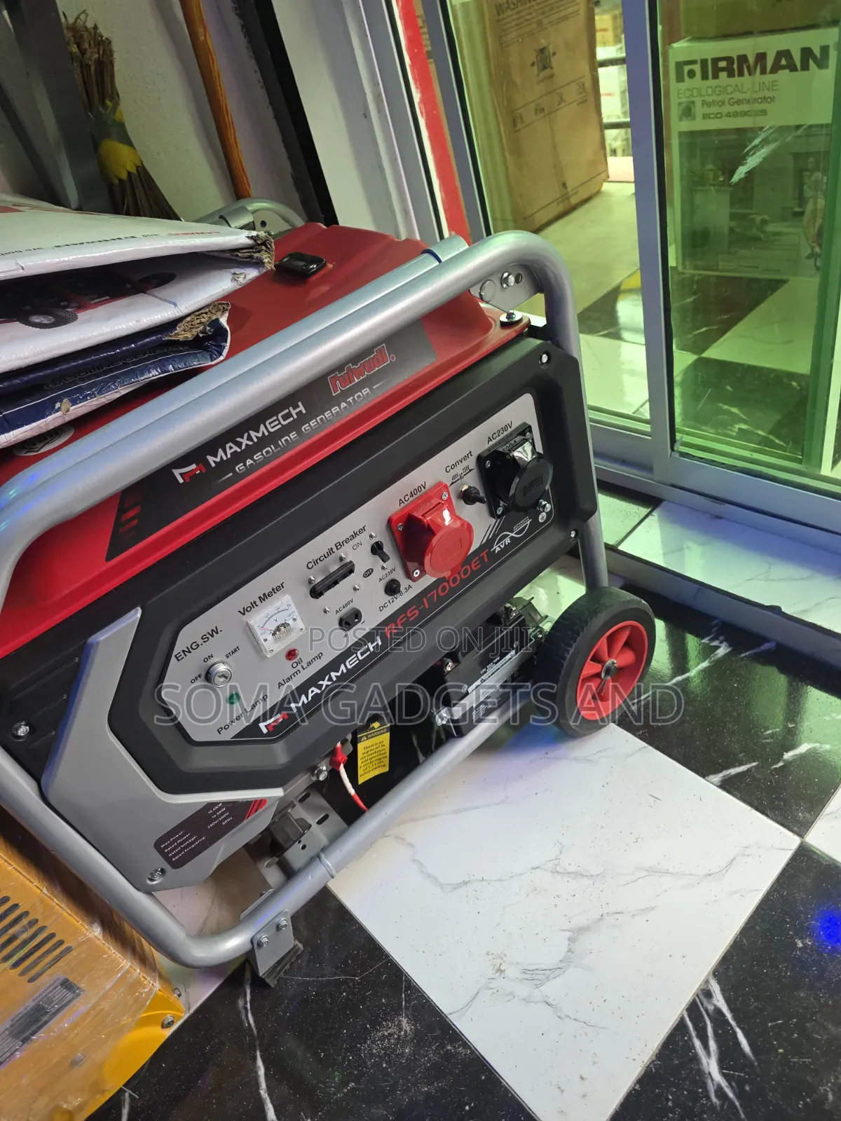 3PHASE Maxmech Petrol Generator 15kva 100%copper Coil