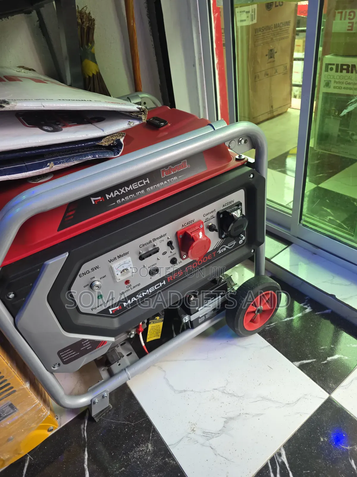 Original 15kva Maxmech 3PHASE Petrol Generator 100%copper Coil