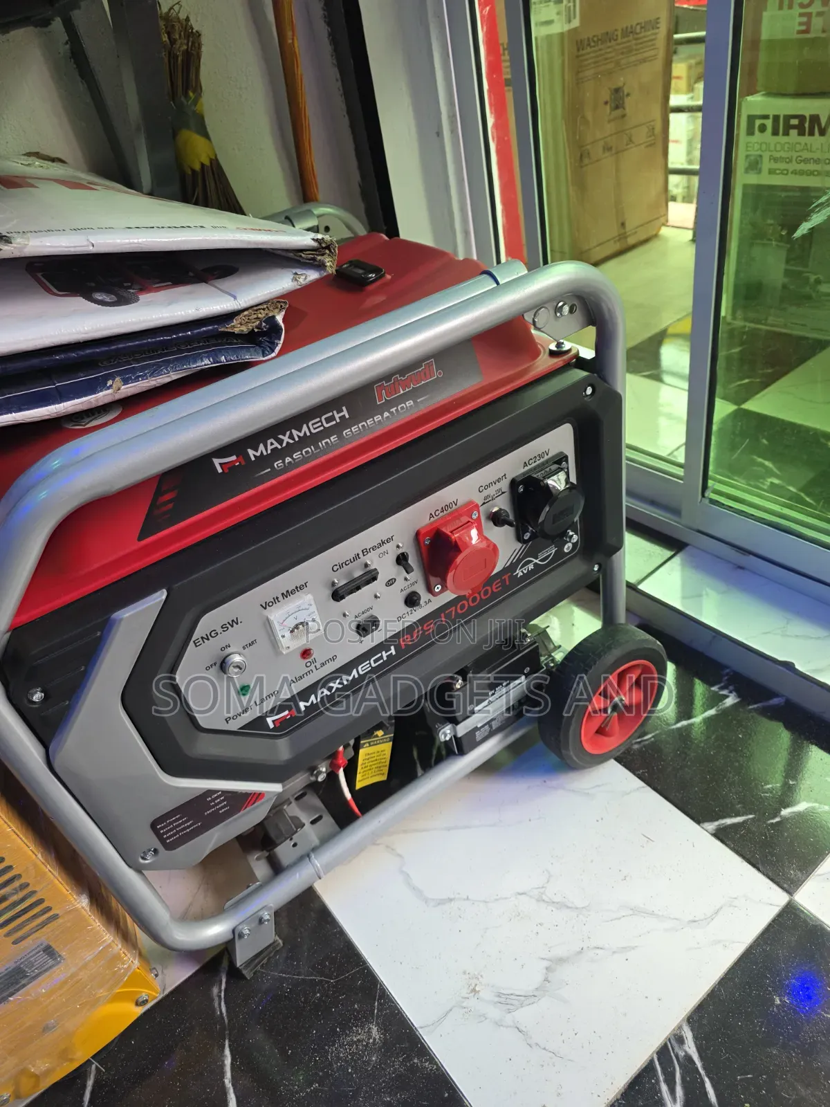 Original 15kva Maxmech 3PHASE Petrol Generator 100%copper Coil