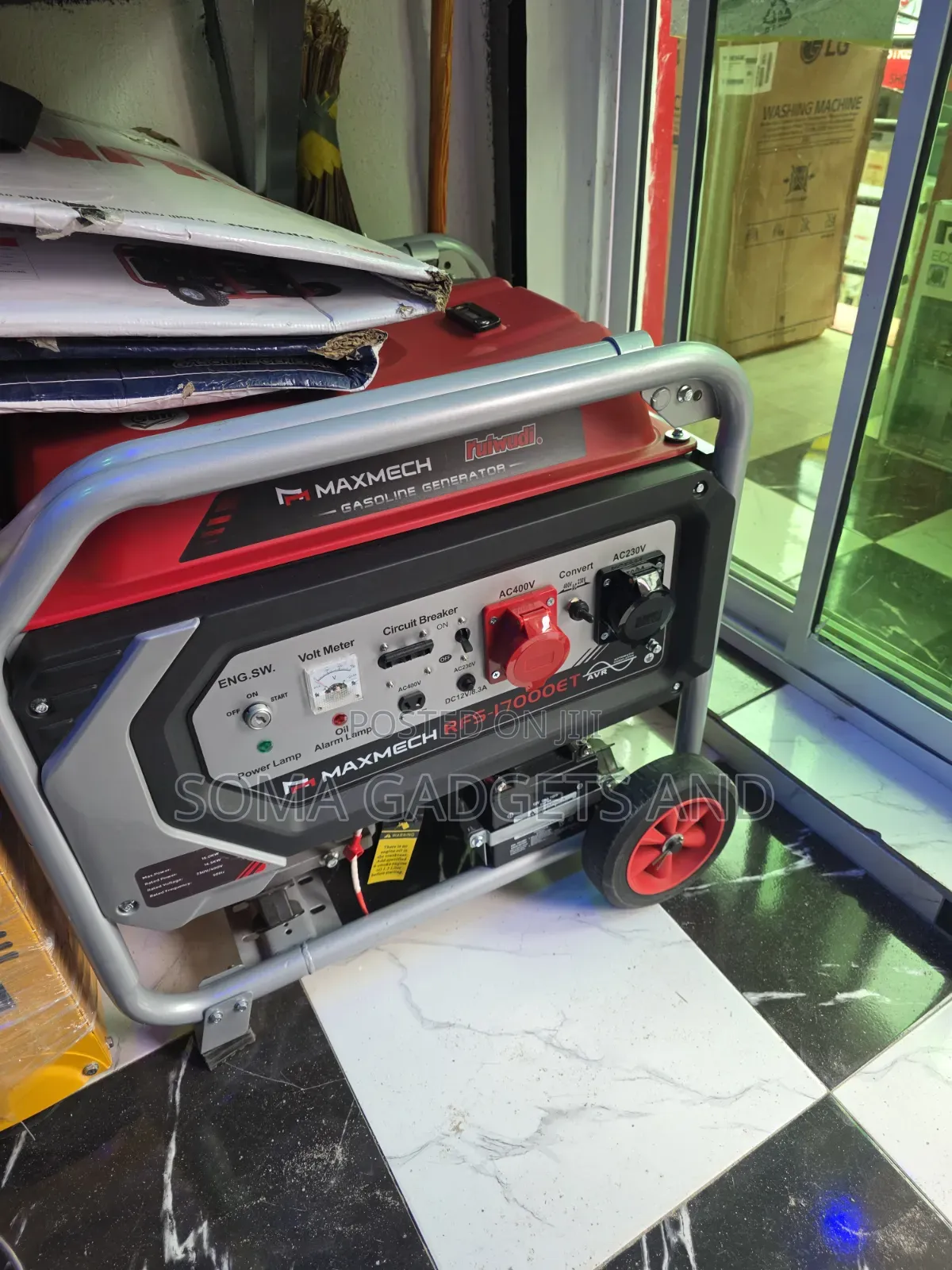 ☆¤Best Maxmech Three Phase Petrol Generator 15kva 100%copper Coil