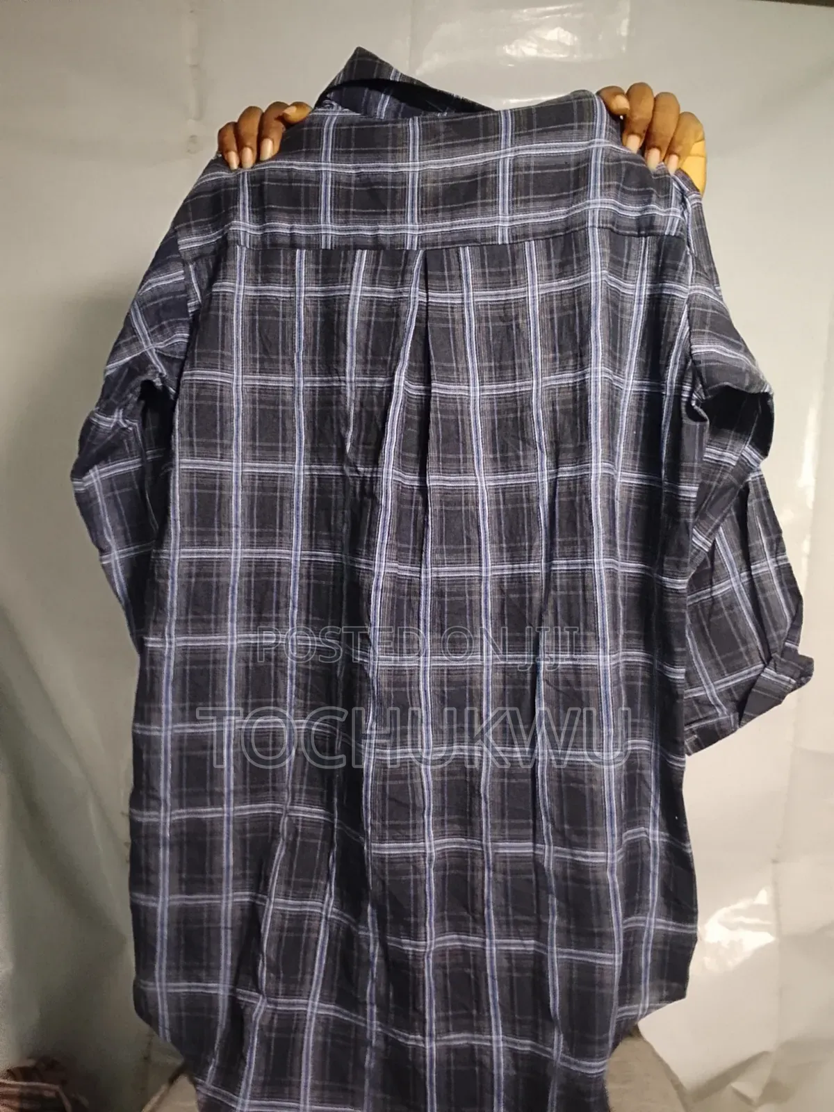 First Grade Thrift Ladies Checkers Shirt Size L Still Clean