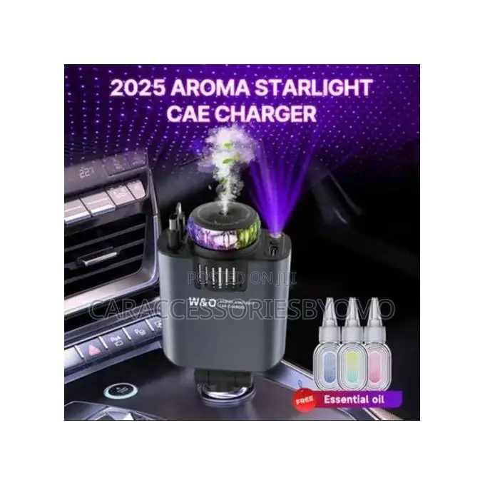 5in1 Aroma Diffuser Star Light Car Charger