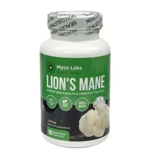 Lion's Mane 1,000mg Per Serving 90 Capsules Brain Nerve