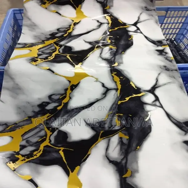 3sqm White and Gold Self Adhesive Waterproof Wallpaper