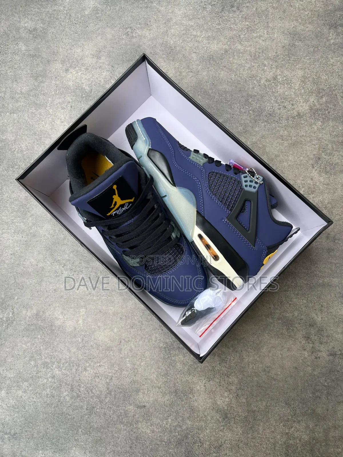 Original Nike Air Jordan 4 Retro Lakers (GS)