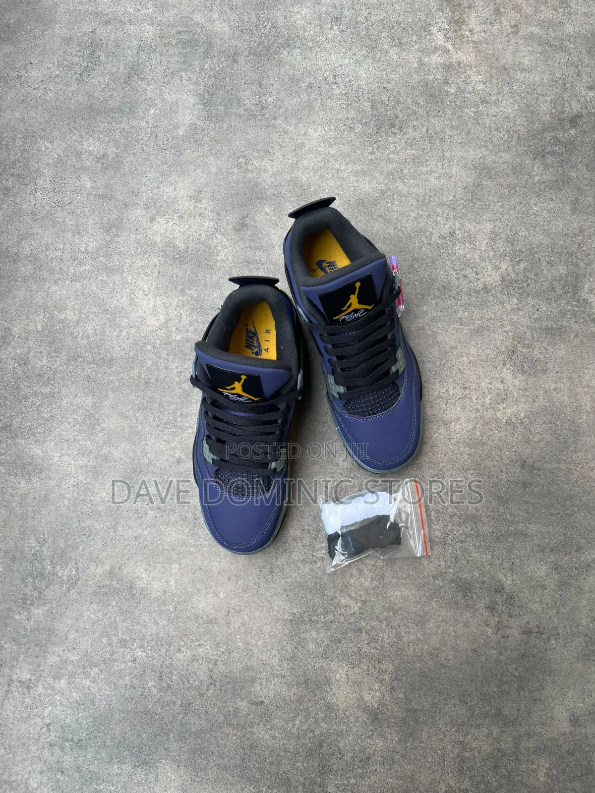 Original Nike Air Jordan 4 Retro Lakers (GS)