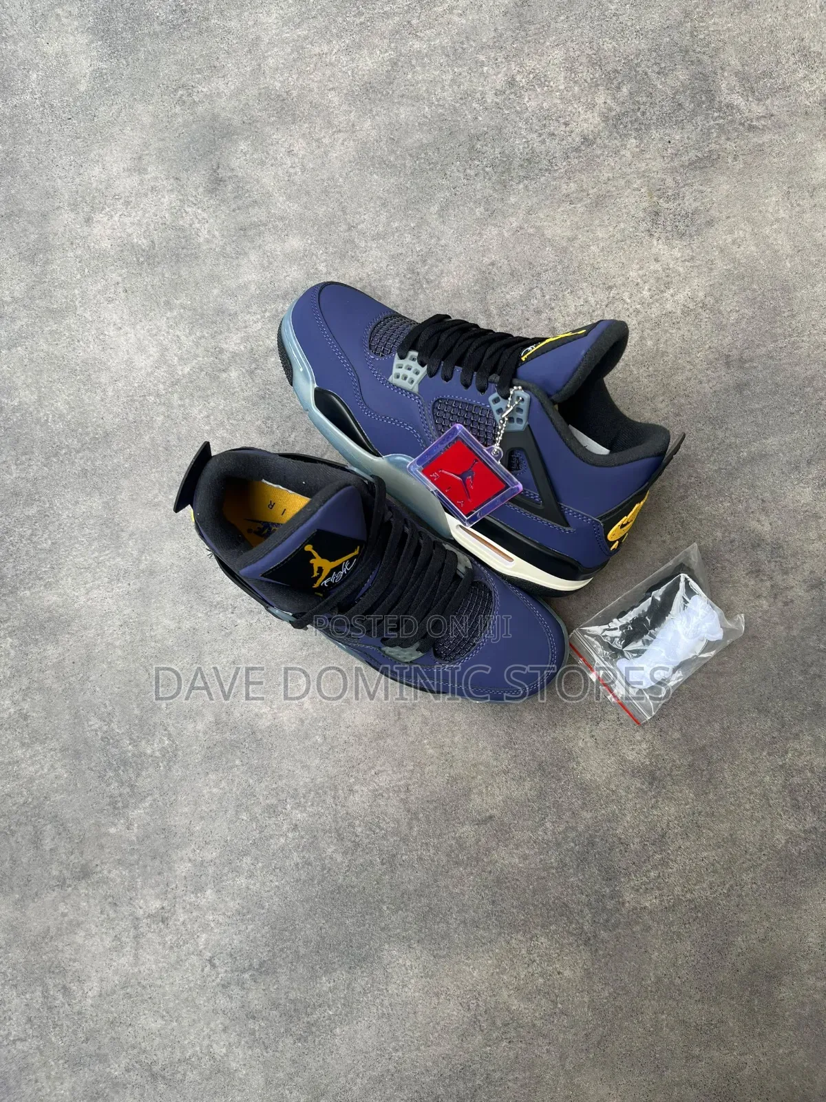 Original Nike Air Jordan 4 Retro Lakers (GS)