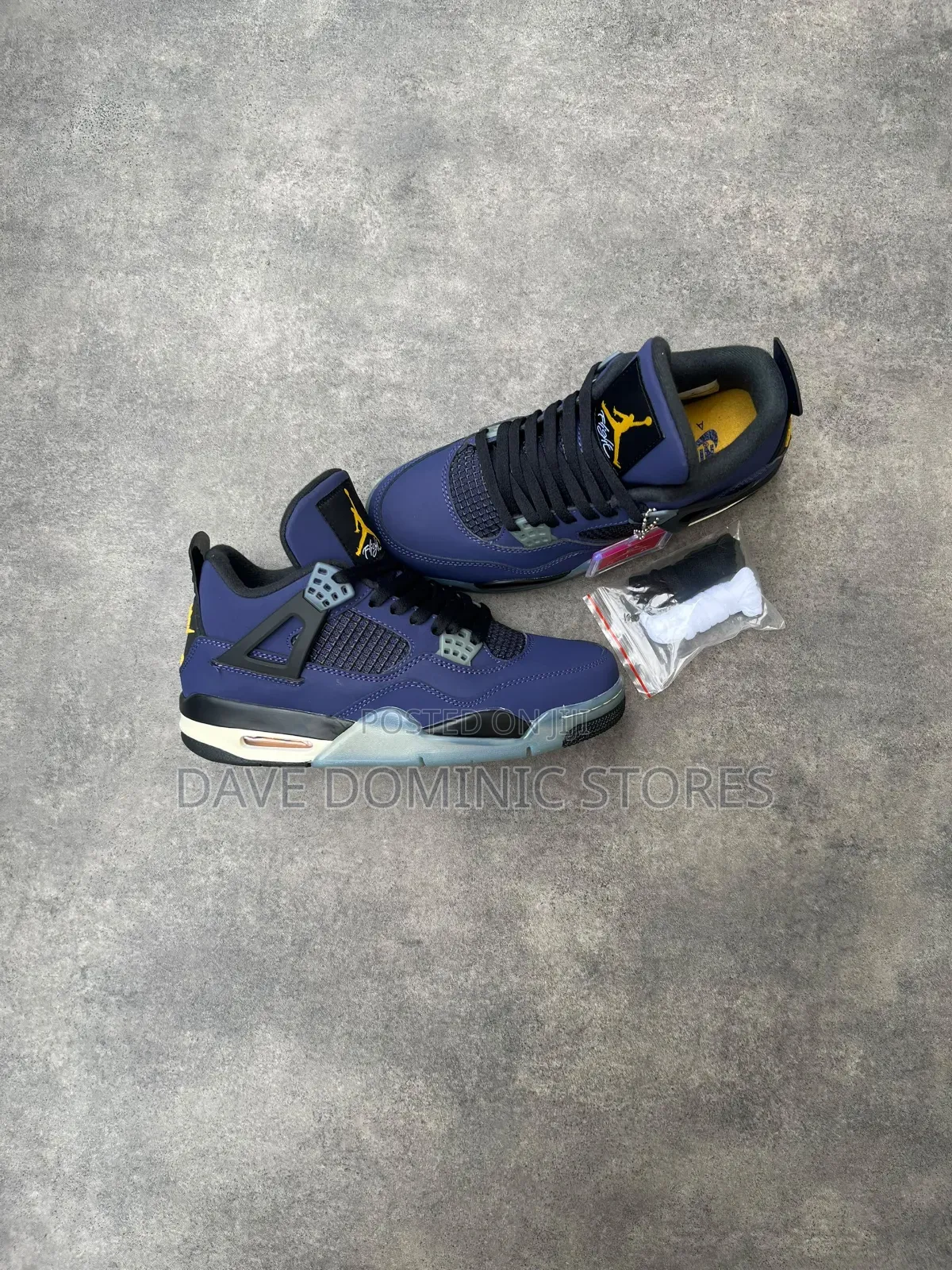 Original Nike Air Jordan 4 Retro Lakers (GS)