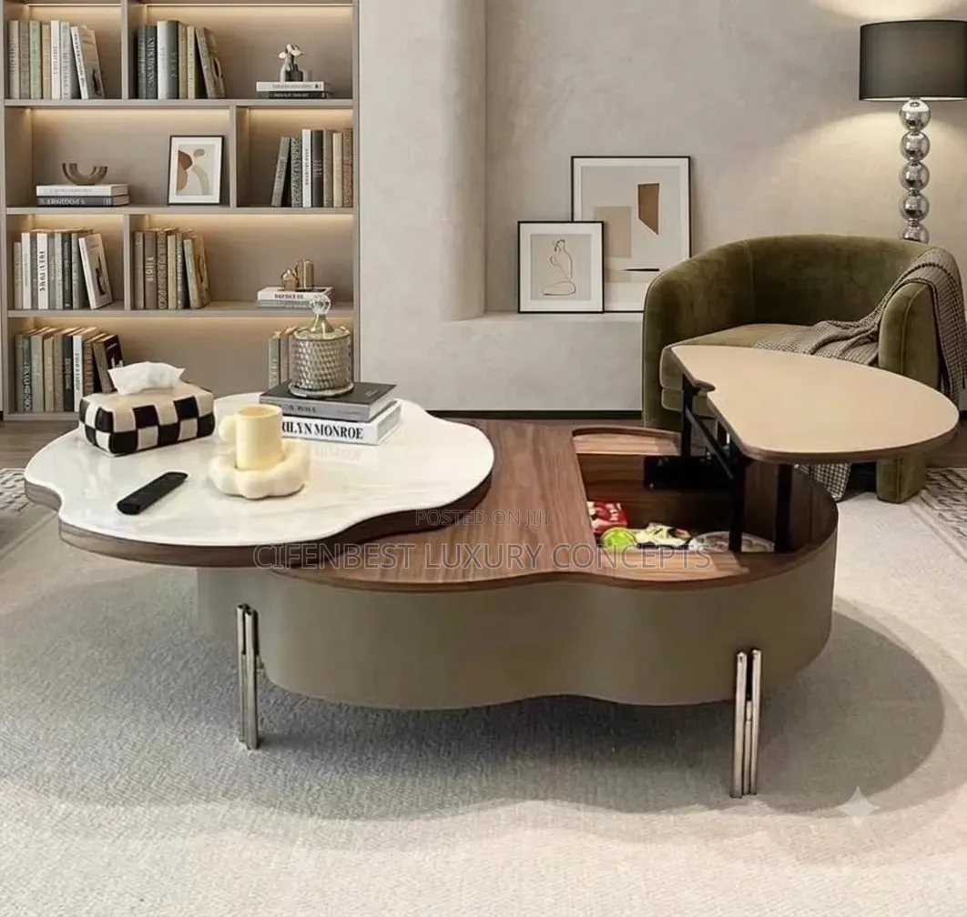 Side Top Adjustable Centre Table