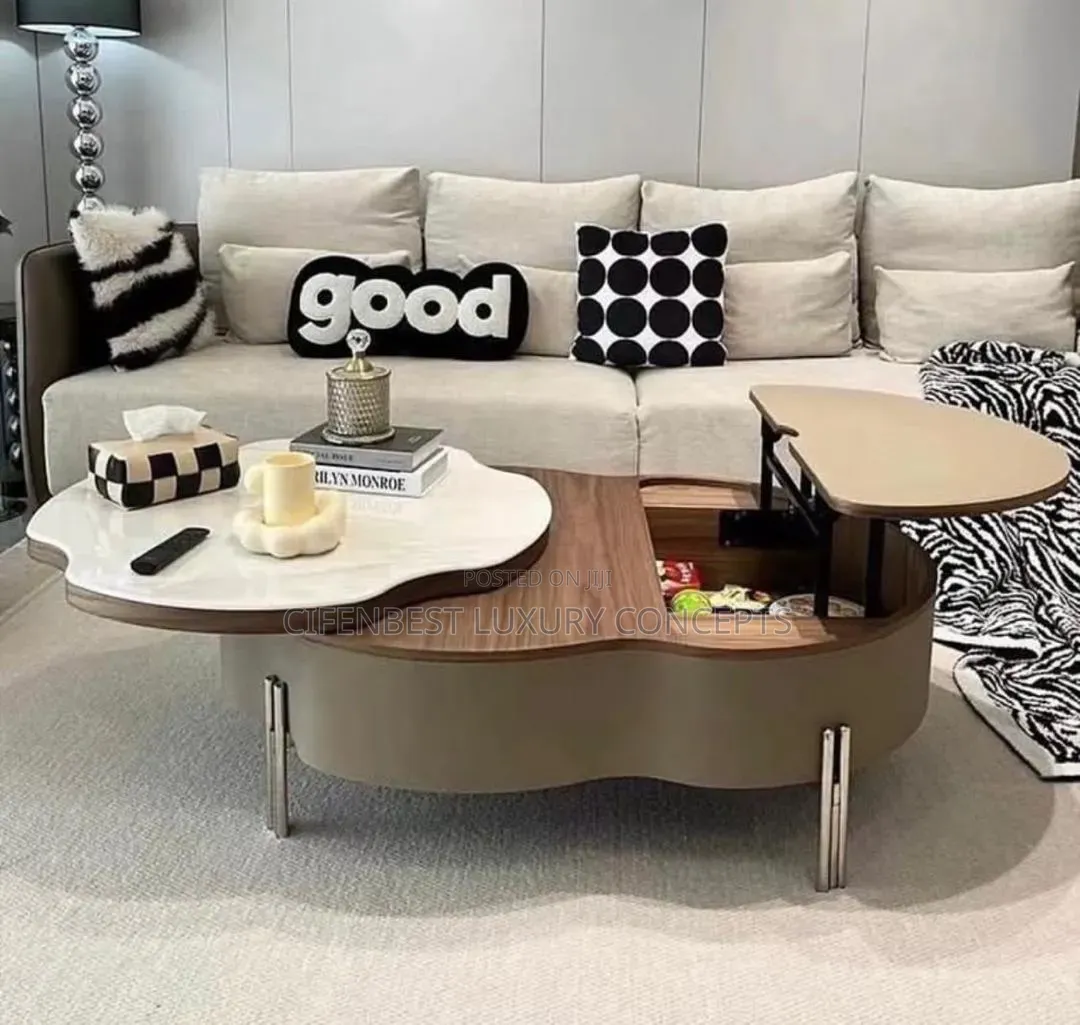 Side Top Adjustable Centre Table