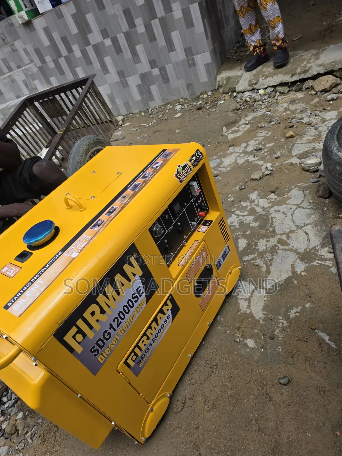This Is Firman Diesel Soundproof Gen 10kva 1years Wty