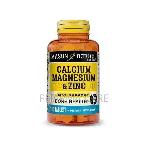 Calcium Magnesium Zinc Tablets- 100 Count