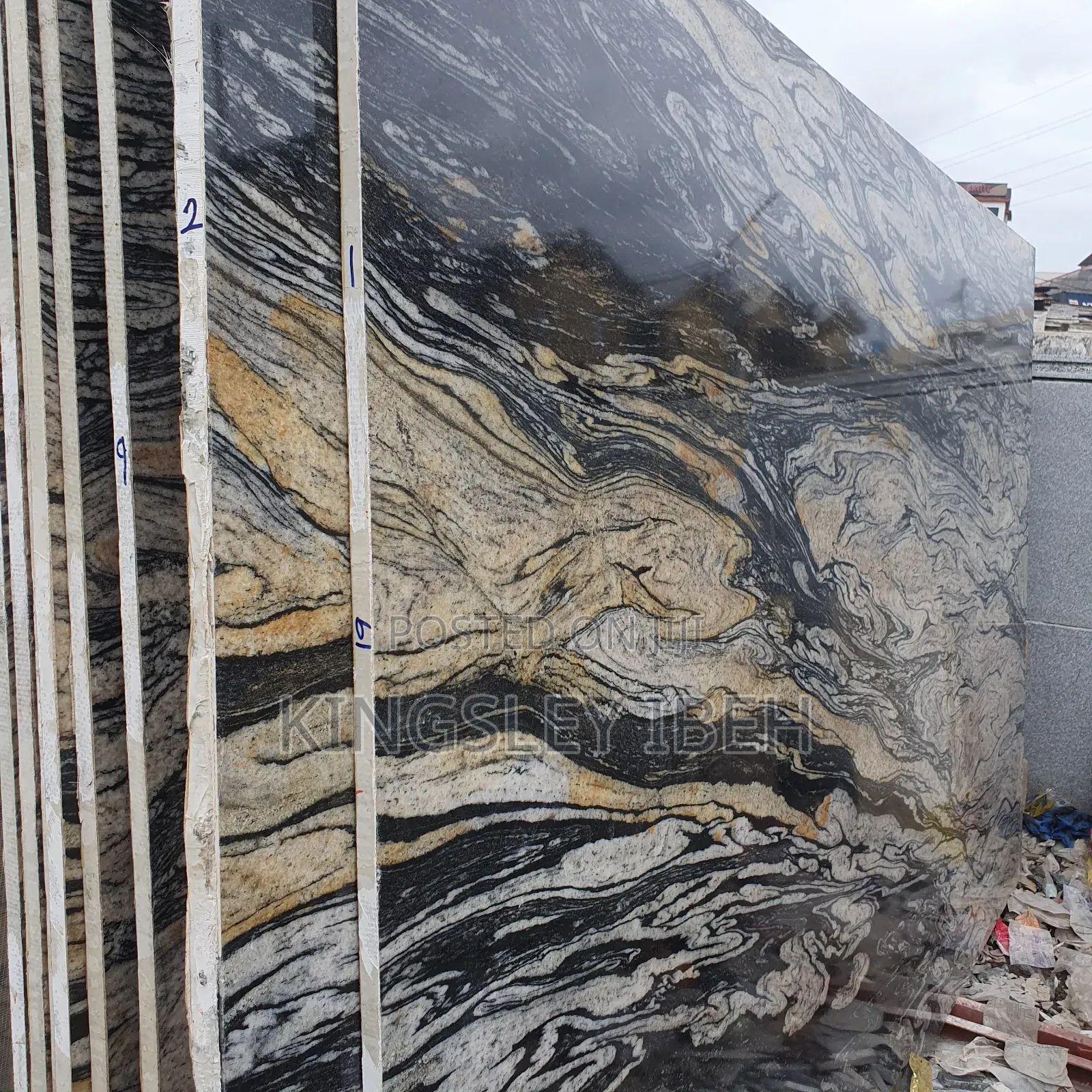 Blackberry Gold Furmica Granite Marble Slab