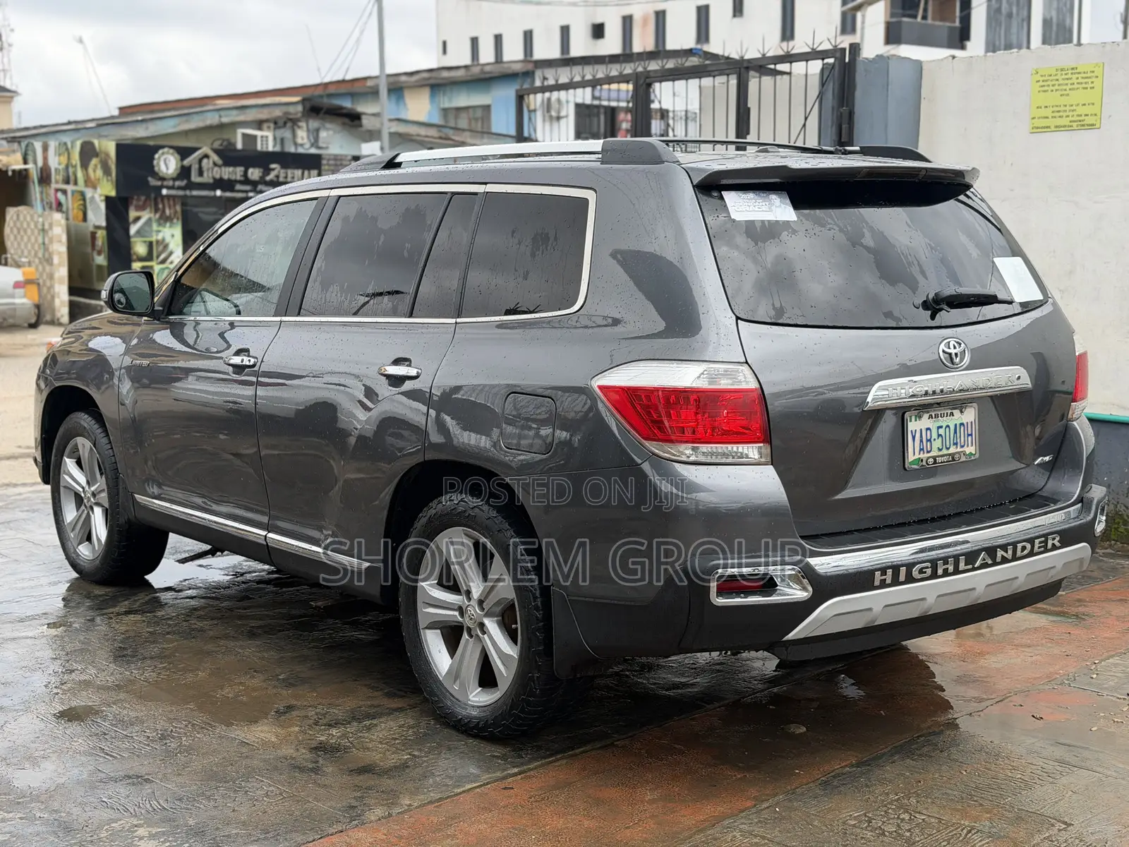 Toyota Highlander Limited 3.5l 4WD 2013 Gray