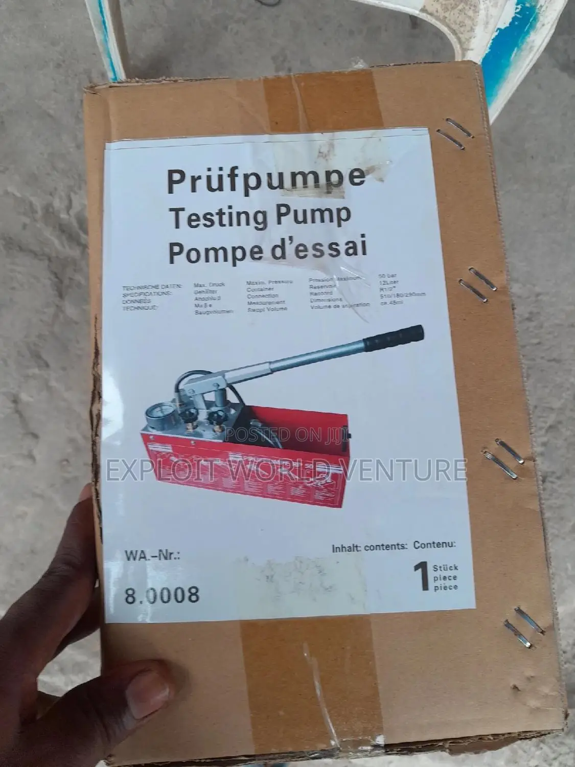 Hand Test Pump