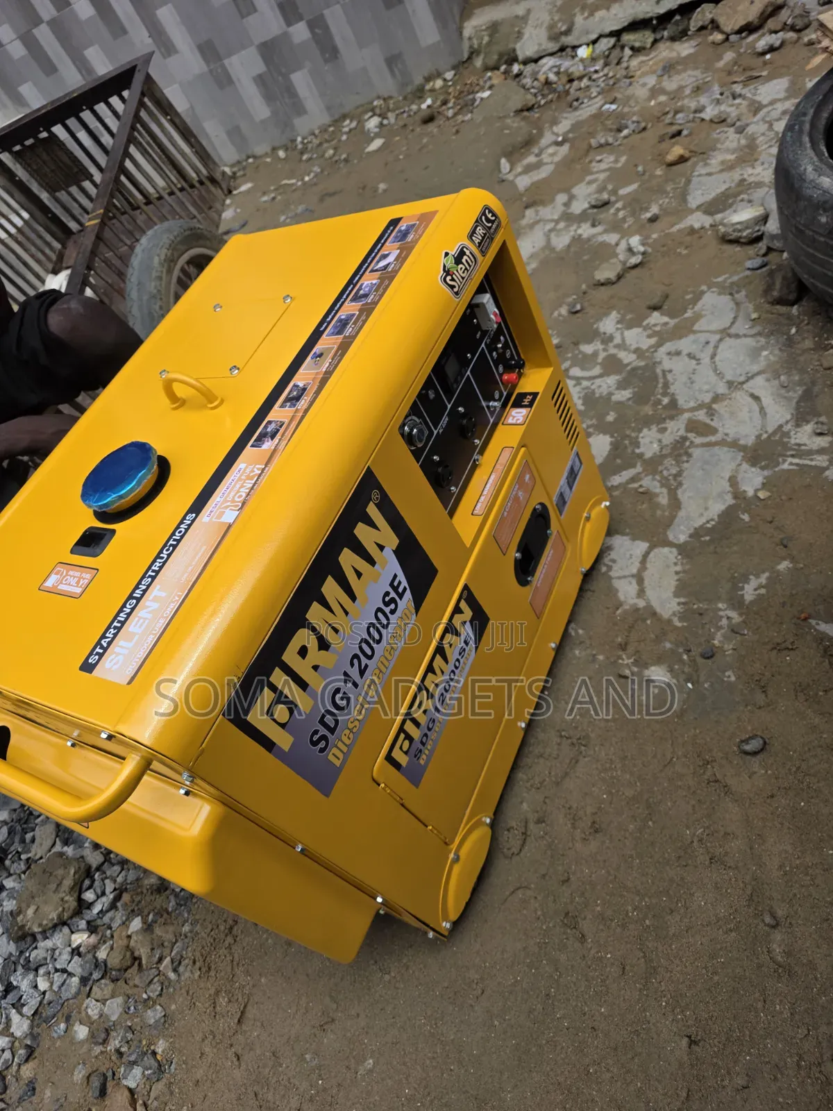 Diesel Firman Soundproof Generator 10kva 100%copper Coil