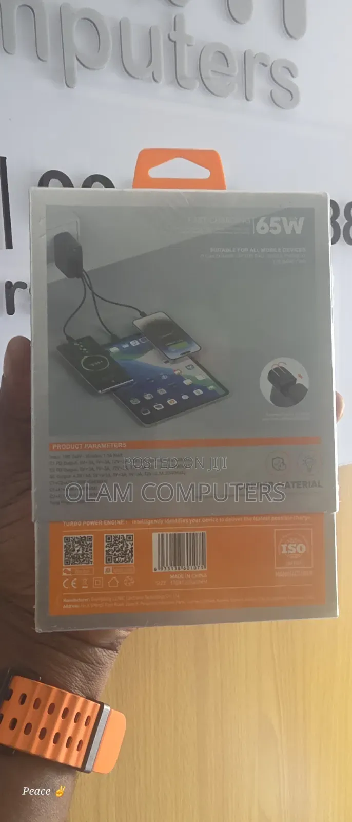 LDNIO 65W Super Fast Charger Q366