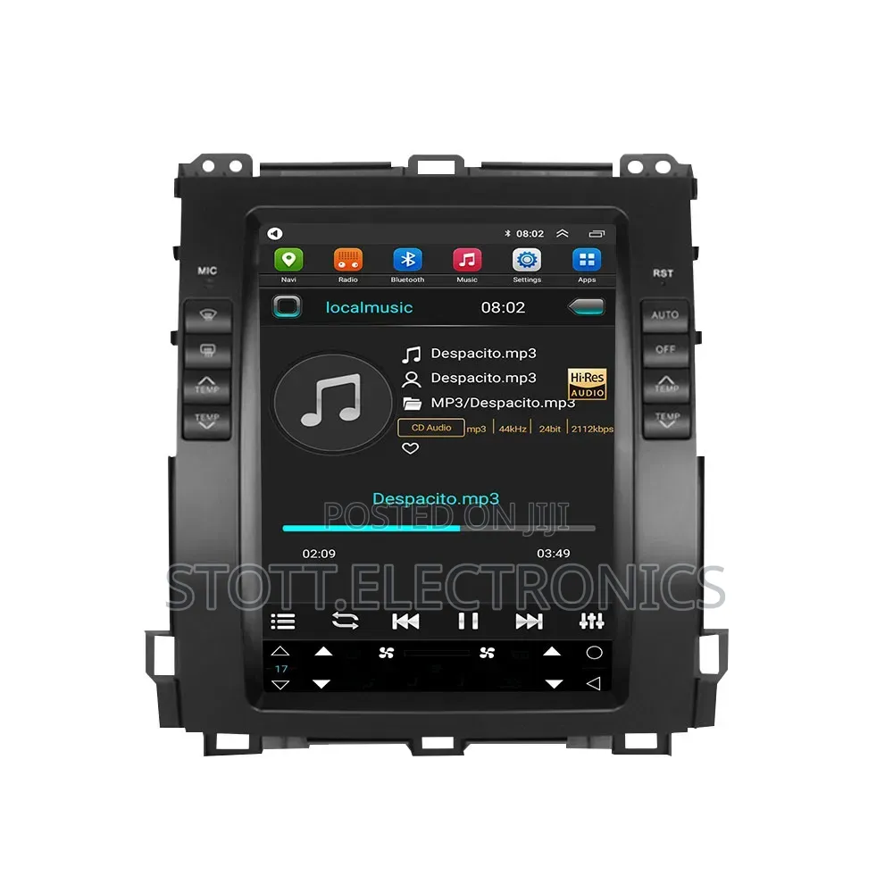 Toyota Prado 2005-2008 Car Android Navigation System Tesla Styely