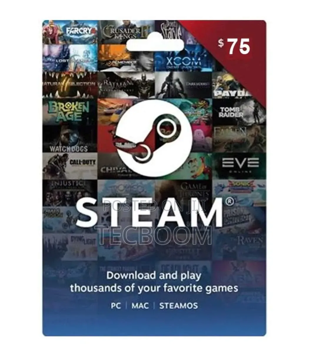 STEAM GIFT CARD All Denomination Available - Steamdeck