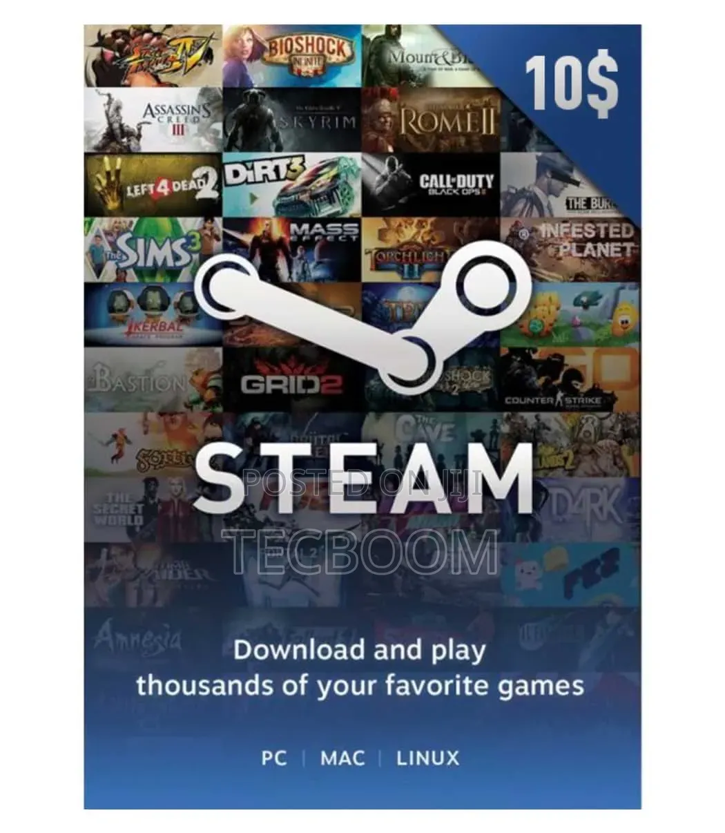 STEAM GIFT CARD All Denomination Available - Steamdeck