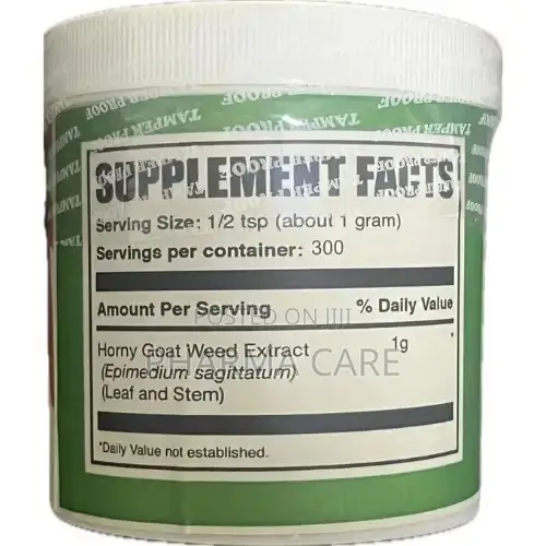 Horny Goat Weed- Epimedium Powder 300g -300servings