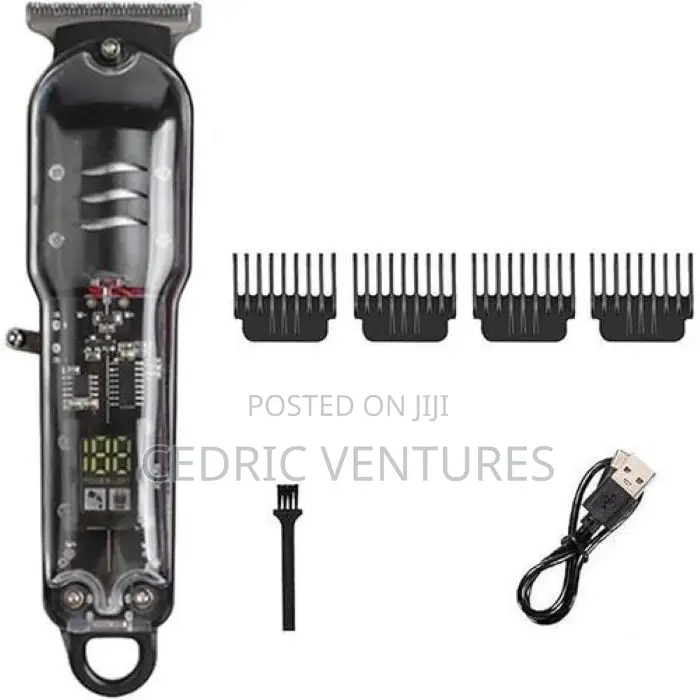 Share This Product
Rechargeable Transparent Hair Clipper