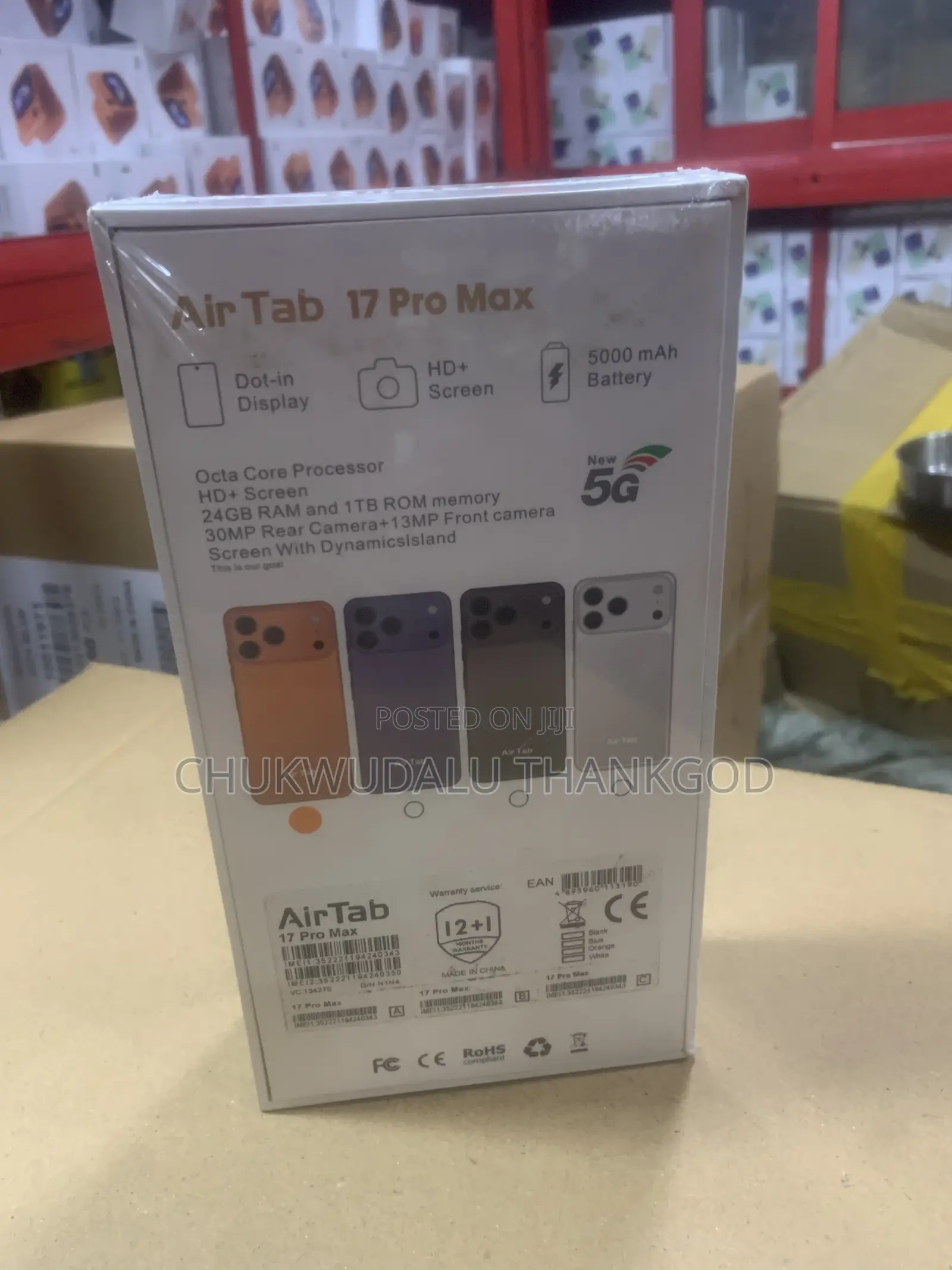 New Mobile Phone 1 TB Orange