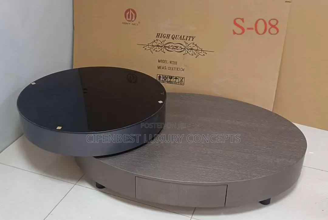 Rotational Wooden Centre Table