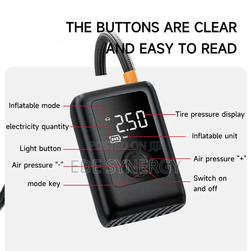 Portable Balloon Pump Car Air Compressor Tire Inflator Pump Electric