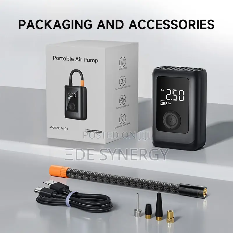 Portable Balloon Pump Car Air Compressor Tire Inflator Pump Electric
